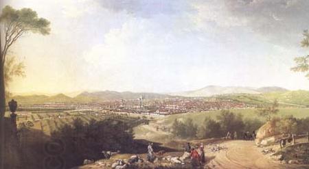 Thomas Patch A distant View of Florence (mk25) oil painting picture